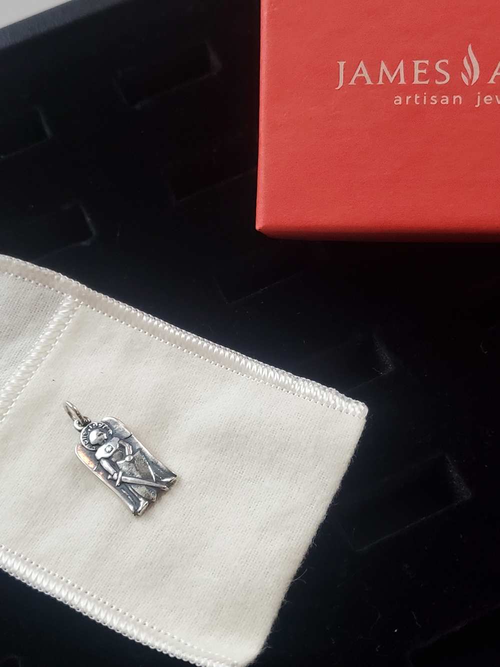 James Avery St Michael Charm
